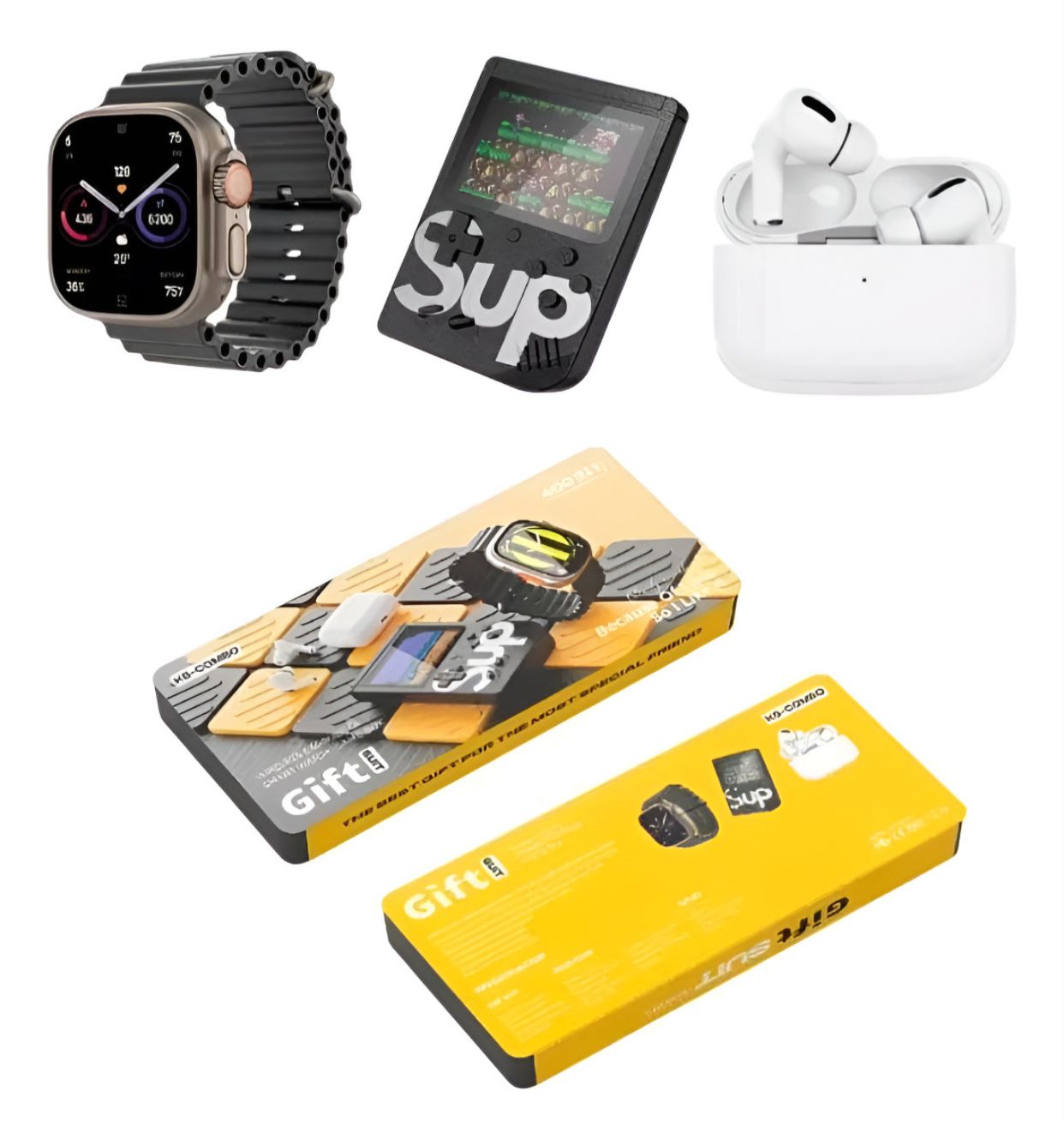 COMBO K5 (RELOJ, AUDÍFONOS, CONSOLA)