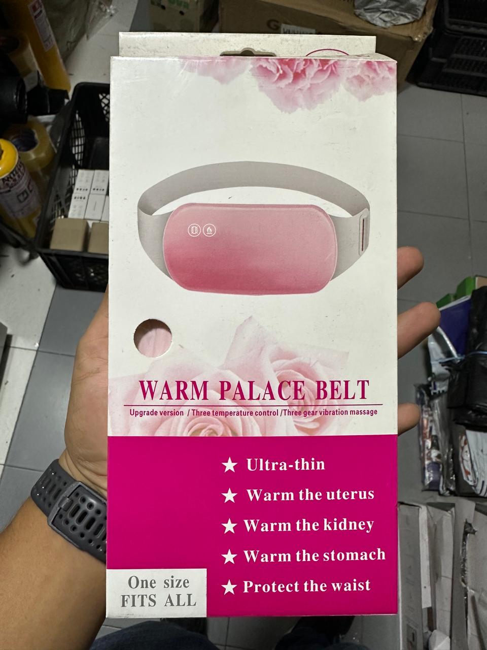 CINTURÓN TÉRMICO MENSTRUAL RECARGABLE