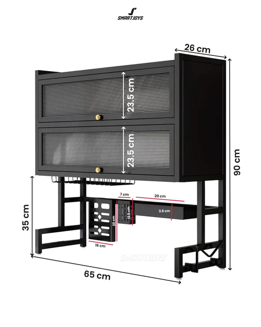 ESCURRIDOR DOBLE CAJON CON TAPA