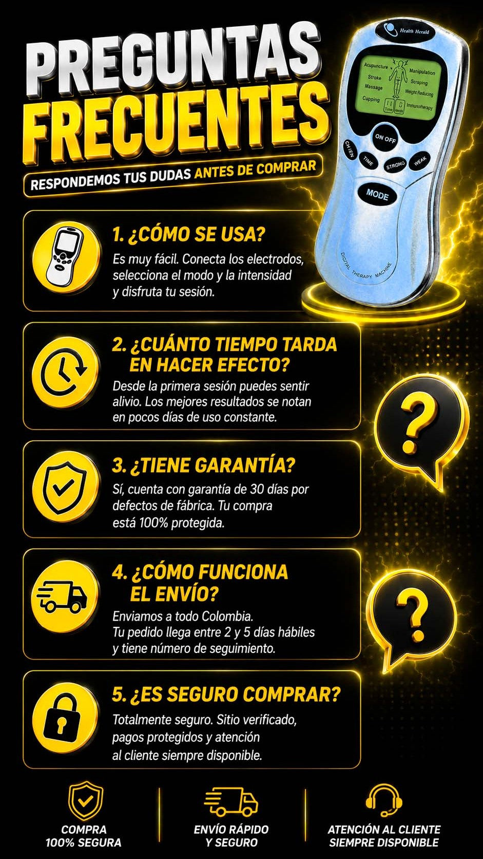 GIMNASIA PASIVA 8 ELECTRODOS