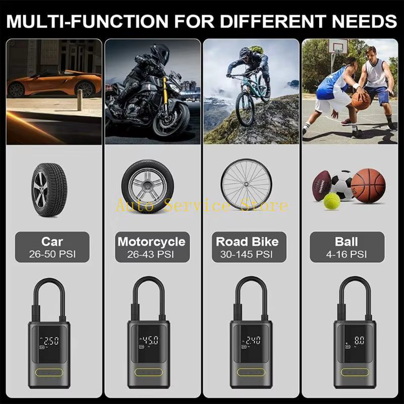 COMPRESOR PORTATL RECARGABLE PREMIUM